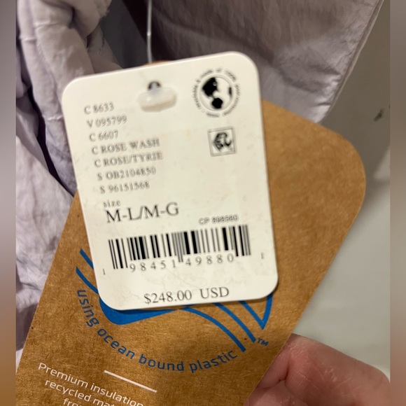 FP Movement Billie Boxy Insulated Jacket in color Rose Wash Women Sz M/L ~ NWT! - Picture 3 of 8